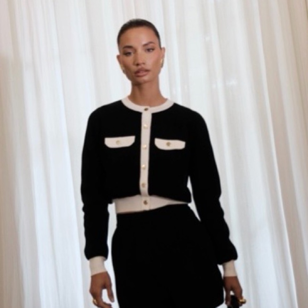 Meshki button down cardigan. Super cute and sophisticated!